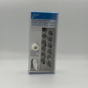 Ateco 14-Piece Cake Decorating Set Coupler for Cake & Cupcake Decorating